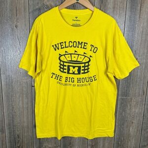 Michigan University Wolverines Welcome to the Big House T-Shirt Size XL